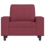 Red wine fabric armchair, 60 cm by , Sofas - Ref: Foro24-359381, Price: 158,62 €, Discount: %