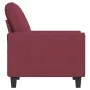 Red wine fabric armchair, 60 cm by , Sofas - Ref: Foro24-359381, Price: 158,62 €, Discount: %