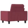 Red wine fabric armchair, 60 cm by , Sofas - Ref: Foro24-359381, Price: 158,62 €, Discount: %