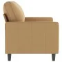 Brown velvet 2-seater sofa 120 cm by , Sofas - Ref: Foro24-359196, Price: 189,81 €, Discount: %