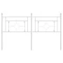 Cabecero de metal blanco 150 cm de , Cabeceros y pies de cama - Ref: Foro24-374422, Precio: 39,12 €, Descuento: %