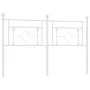 Cabecero de metal blanco 150 cm de , Cabeceros y pies de cama - Ref: Foro24-374422, Precio: 39,12 €, Descuento: %