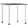 Stackable tables, 3 units, black tempered glass by vidaXL, Side tables - Ref: Foro24-249527, Price: 46,28 €, Discount: %