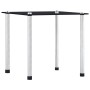 Stapelbare Tische 3 Einheiten schwarzes gehärtetes Glas von vidaXL, Seitentische - Ref: Foro24-249527, Preis: 47,23 €, Rabatt: %