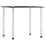 Stackable tables, 3 units, black tempered glass by vidaXL, Side tables - Ref: Foro24-249527, Price: 46,28 €, Discount: %