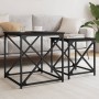 Stapelbare Couchtische 2 Stück Holzwerkstoff schwarz von , Couchtisch - Ref: Foro24-838943, Preis: 50,74 €, Rabatt: %