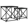 Stapelbare Couchtische 2 Stück Holzwerkstoff schwarz von , Couchtisch - Ref: Foro24-838943, Preis: 50,74 €, Rabatt: %