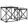 Stapelbare Couchtische 2 Stück Holzwerkstoff schwarz von , Couchtisch - Ref: Foro24-838943, Preis: 50,74 €, Rabatt: %