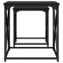Stapelbare Couchtische 2 Stück Holzwerkstoff schwarz von , Couchtisch - Ref: Foro24-838943, Preis: 50,74 €, Rabatt: %