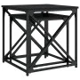 Stackable coffee tables, 2 pieces, engineered wood, black by , Coffee table - Ref: Foro24-838943, Price: 49,84 €, Discount: %