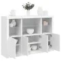 Display cabinets with LED lights, 3 pieces, engineered wood, white. by , Sideboards - Ref: Foro24-3209107, Price: 232,73 €, D...