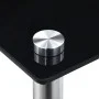 Stapelbare Tische 3 Einheiten schwarzes gehärtetes Glas von vidaXL, Seitentische - Ref: Foro24-249527, Preis: 46,27 €, Rabatt: %