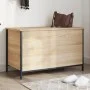 Storage bench made of Sonoma oak wood, 80x42.5x50 cm. by , Benches for halls and storage - Ref: Foro24-839014, Price: 78,29 €...