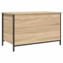 Sonoma Aufbewahrungsbank aus Eichenholz 80x42,5x50 cm von , Bänke für Hallen und Lager - Ref: Foro24-839014, Preis: 75,79 €, ...