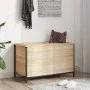 Storage bench made of Sonoma oak wood, 80x42.5x50 cm. by , Benches for halls and storage - Ref: Foro24-839014, Price: 78,29 €...