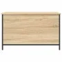 Sonoma Aufbewahrungsbank aus Eichenholz 80x42,5x50 cm von , Bänke für Hallen und Lager - Ref: Foro24-839014, Preis: 79,17 €, ...