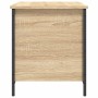 Sonoma Aufbewahrungsbank aus Eichenholz 80x42,5x50 cm von , Bänke für Hallen und Lager - Ref: Foro24-839014, Preis: 75,79 €, ...