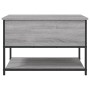 Sonoma-graue Aufbewahrungsbank aus Holzwerkstoff, 70 x 42,5 x 47 cm von , Bänke für Hallen und Lager - Ref: Foro24-839021, Pr...