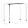 Stackable tables, 3 units, black tempered glass by vidaXL, Side tables - Ref: Foro24-249527, Price: 47,23 €, Discount: %
