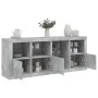 Sideboard with LED lights in concrete gray 164x37x67 cm by , Sideboards - Ref: Foro24-3209054, Price: 217,36 €, Discount: %
