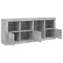 Sideboard with LED lights in concrete gray 164x37x67 cm by , Sideboards - Ref: Foro24-3209054, Price: 217,36 €, Discount: %