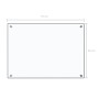 Tempered glass kitchen splash guard 70x50 cm by vidaXL, Kitchen tools and utensils - Ref: Foro24-249467, Price: 44,14 €, Disc...