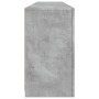Sideboard with LED lights in concrete gray 164x37x67 cm by , Sideboards - Ref: Foro24-3209054, Price: 222,69 €, Discount: %