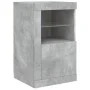 Sideboard with LED lights in concrete gray 164x37x67 cm by , Sideboards - Ref: Foro24-3209054, Price: 217,36 €, Discount: %