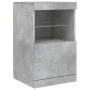 Sideboard with LED lights in concrete gray 164x37x67 cm by , Sideboards - Ref: Foro24-3209054, Price: 217,36 €, Discount: %
