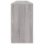 Sideboard with Sonoma grey LED lights 164x37x67 cm by , Sideboards - Ref: Foro24-3209056, Price: 202,18 €, Discount: %
