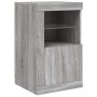 Sideboard mit LED-Leuchten in Sonoma-Grau 164x37x67 cm von , Sideboards - Ref: Foro24-3209056, Preis: 200,45 €, Rabatt: %