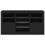 Black sideboard with LED lights 123x37x67 cm by , Sideboards - Ref: Foro24-3209080, Price: 190,39 €, Discount: %