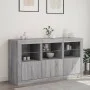 Sideboard with Sonoma grey LED lights 123x37x67 cm by , Sideboards - Ref: Foro24-3209063, Price: 152,33 €, Discount: %