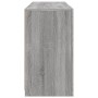 Sideboard with Sonoma grey LED lights 123x37x67 cm by , Sideboards - Ref: Foro24-3209063, Price: 157,98 €, Discount: %