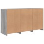 Sideboard with Sonoma grey LED lights 123x37x67 cm by , Sideboards - Ref: Foro24-3209063, Price: 157,98 €, Discount: %