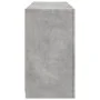 Aparador con luces LED gris hormigón 123x37x67 cm de , Aparadores - Ref: Foro24-3209061, Precio: 163,94 €, Descuento: %