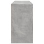 Sideboard with LED lights in concrete gray 123x37x67 cm by , Sideboards - Ref: Foro24-3209061, Price: 168,48 €, Discount: %
