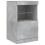 Sideboard with LED lights in concrete gray 123x37x67 cm by , Sideboards - Ref: Foro24-3209061, Price: 164,22 €, Discount: %