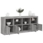 Sideboard mit LED-Leuchten in Sonoma-Grau 163x37x67 cm von , Sideboards - Ref: Foro24-3209077, Preis: 188,18 €, Rabatt: %