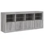Sideboard mit LED-Leuchten in Sonoma-Grau 163x37x67 cm von , Sideboards - Ref: Foro24-3209077, Preis: 188,20 €, Rabatt: %