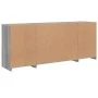 Sideboard mit LED-Leuchten in Sonoma-Grau 163x37x67 cm von , Sideboards - Ref: Foro24-3209077, Preis: 188,20 €, Rabatt: %