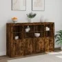 Sideboard mit LED-Licht, 3-teilig, Holzwerkstoff, geräucherte Eiche von , Sideboards - Ref: Foro24-3209118, Preis: 250,62 €, ...