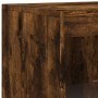 Aparador con luz LED 3 pzas madera de ingeniería roble ahumado de , Aparadores - Ref: Foro24-3209118, Precio: 254,67 €, Descu...