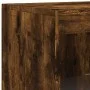 Sideboard mit LED-Licht, 3-teilig, Holzwerkstoff, geräucherte Eiche von , Sideboards - Ref: Foro24-3209118, Preis: 250,62 €, ...