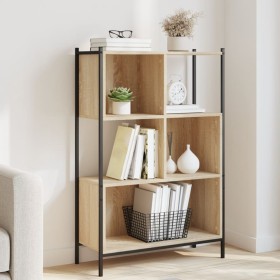 Estantería madera de ingeniería roble Sonoma 72x28x109 cm de , Librerías y estanterías - Ref: Foro24-838884, Precio: 61,95 €,...