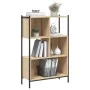 Engineered wood bookshelf in Sonoma oak, 72x28x109 cm by , Bookcases and shelves - Ref: Foro24-838884, Price: 61,20 €, Discou...