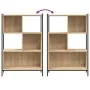 Engineered wood bookshelf in Sonoma oak, 72x28x109 cm by , Bookcases and shelves - Ref: Foro24-838884, Price: 61,20 €, Discou...