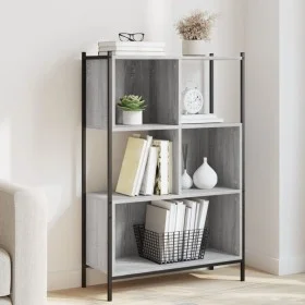 Engineered wood Sonoma gray bookshelf 72x28x109 cm by , Bookcases and shelves - Ref: Foro24-838886, Price: 62,70 €, Discount: %