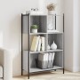 Estantería madera de ingeniería gris Sonoma 72x28x109 cm de , Librerías y estanterías - Ref: Foro24-838886, Precio: 63,46 €, ...