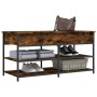 Schuhbank Holzwerkstoff Räuchereiche 100x42,5x50 cm von , Bänke für Hallen und Lager - Ref: Foro24-839035, Preis: 75,66 €, Ra...